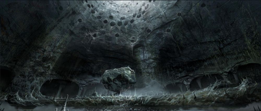 Prometheus Engineer Temple Concept Art