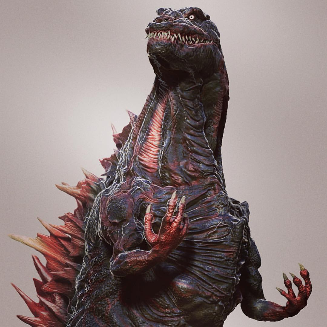 Shin-Godzilla Godzilla Resurgence fan render - Godzilla Fan Artwork Image Gallery