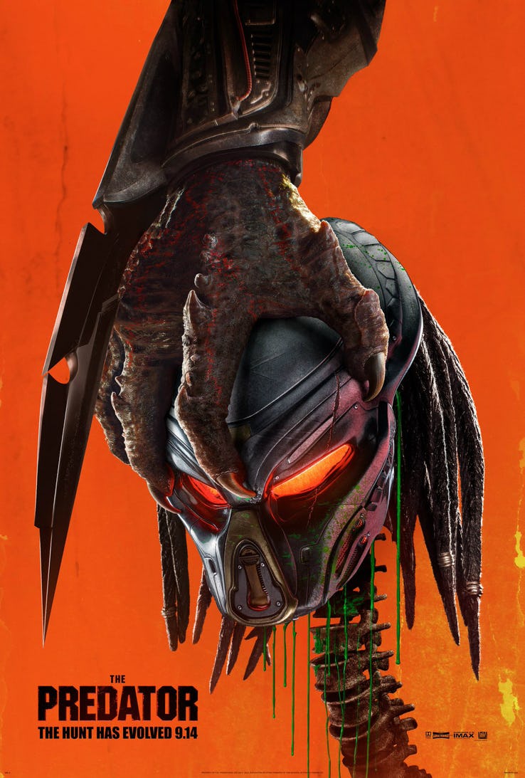 The Predator official movie poster