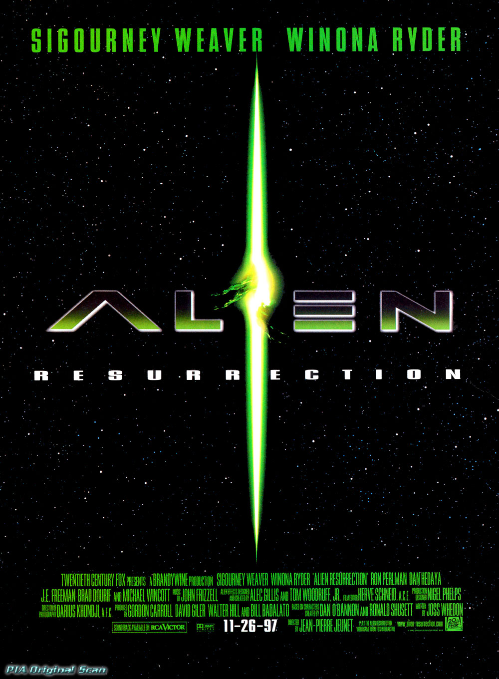 Alien Resurrection Movie Poster
