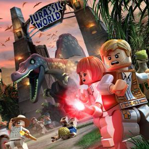 T-rex, Indominus Rex, Spinosaurus, Jurassic Park and Jurassic World Collide in New Jurassic World LEGO Game Banner!