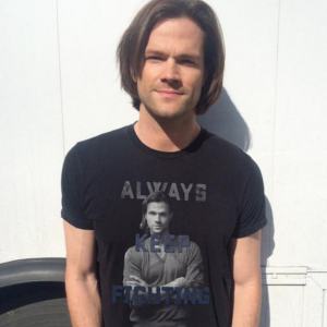 Supernatural Star Jared Padalecki Launches 'Always Keep Fighting' T-Shirt Campaign!