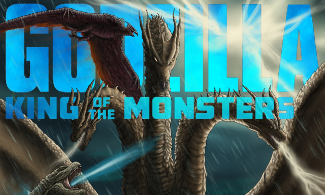 Godzilla: King of the Monsters Talent House art submission by Diego Jarq