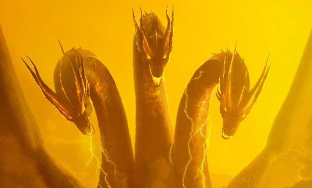 Monsterverse Godzilla, Rodan, Mothra, Ghidorah and Kong textless posters