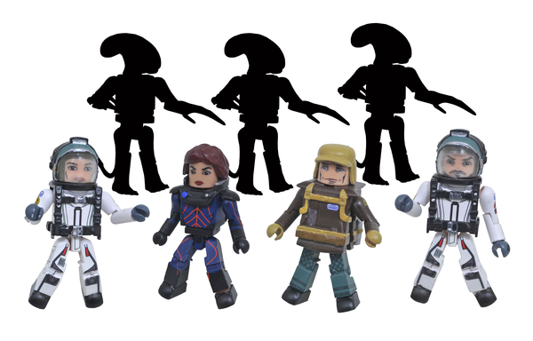 Alien: Covenant Minimates, Including Dr. E Shaw From Diamond Select Toys!