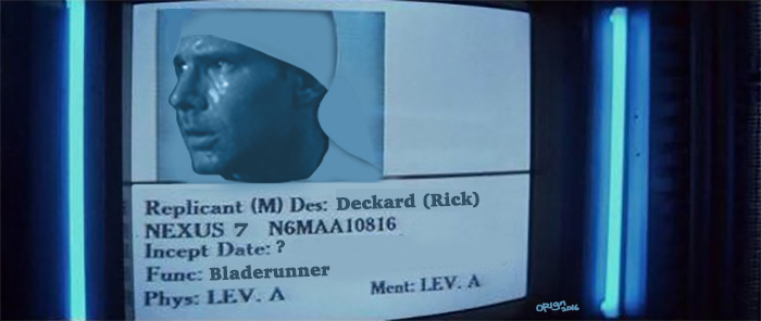Will we see Rick Deckard in a whole new light in Bladerunner 2?