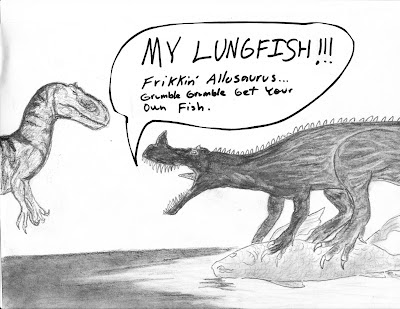me killing allosaurus