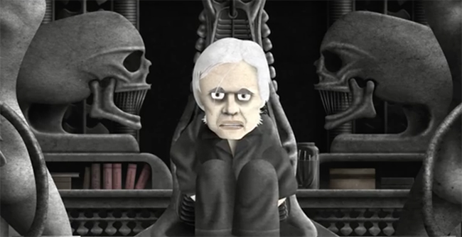 H.R. Giger At Home,