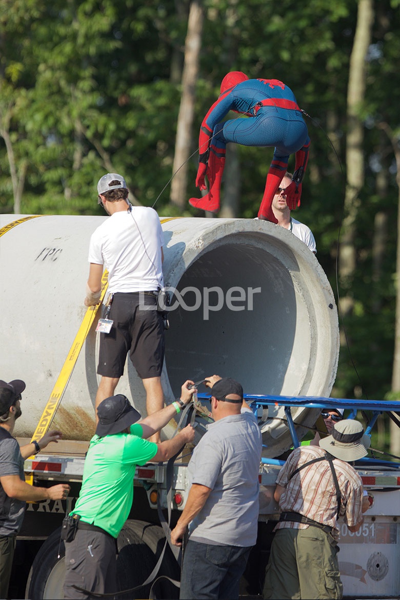 Image for Tom Holland's Spider-Man caught on location in Atlanta!