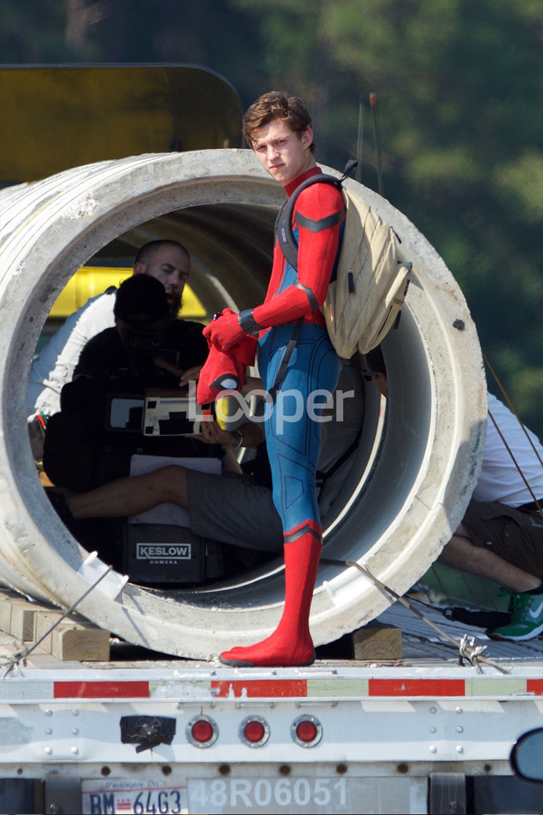 Image for Tom Holland's Spider-Man caught on location in Atlanta!