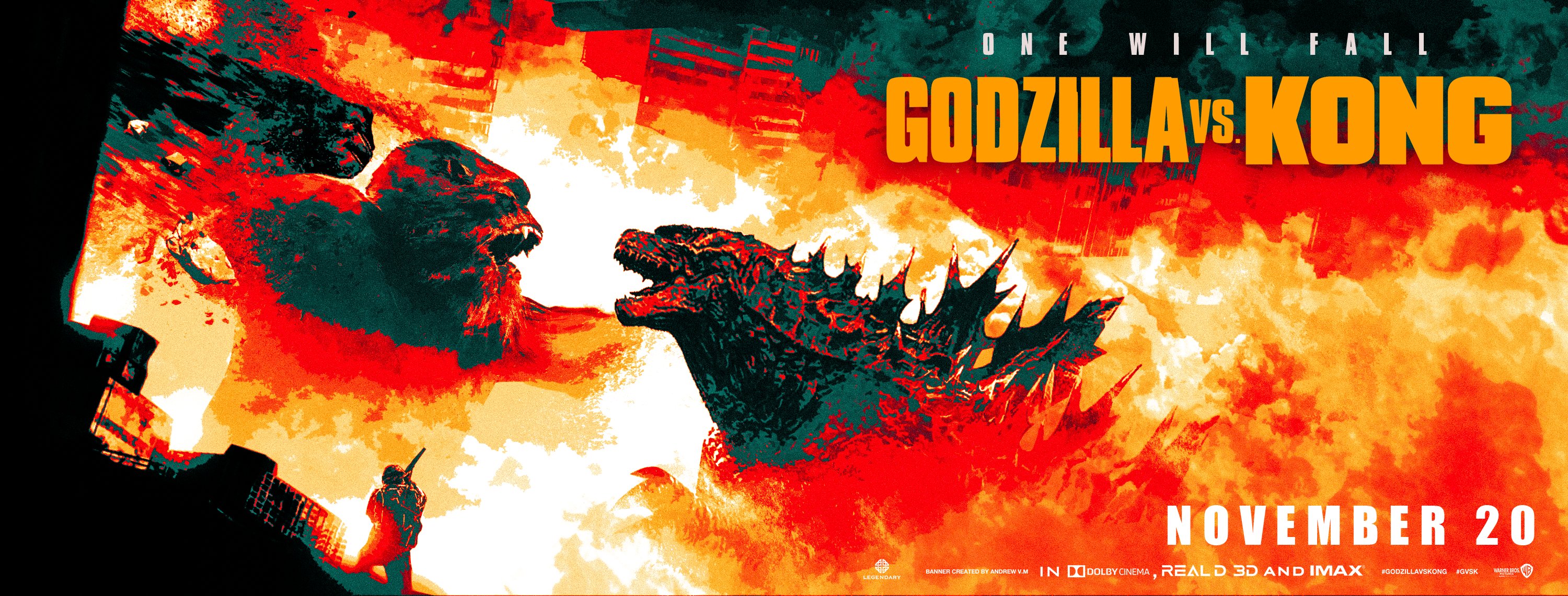 Godzilla Vs Kong 2020 Incredible Fan Art Banners Godzilla News Godzillavskong