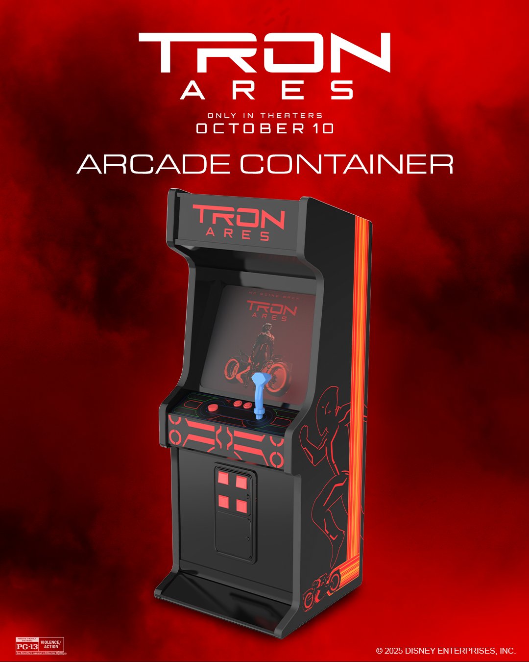 Image for This is a Tron: Ares Lightcycle popcorn bucket – where to get yours!