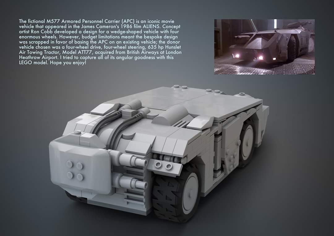 Learn To Build This Lego Apc Vehicle From Aliens Online Alien