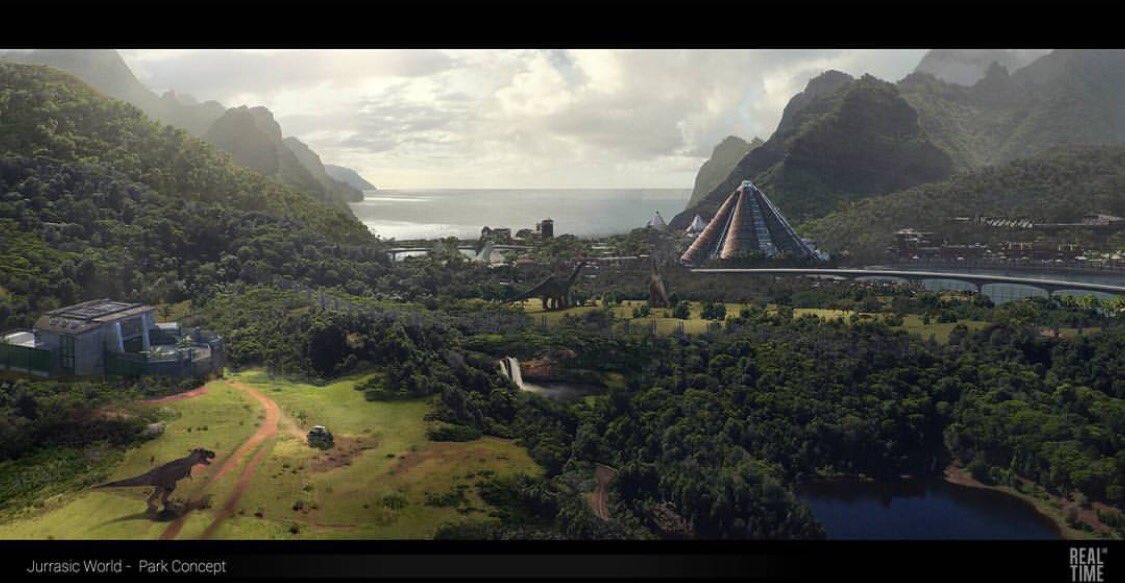 jurassic park the game concept art