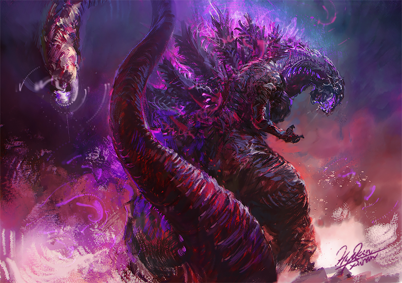 Scified has some incredible Godzilla artwork to share with everyone today! 