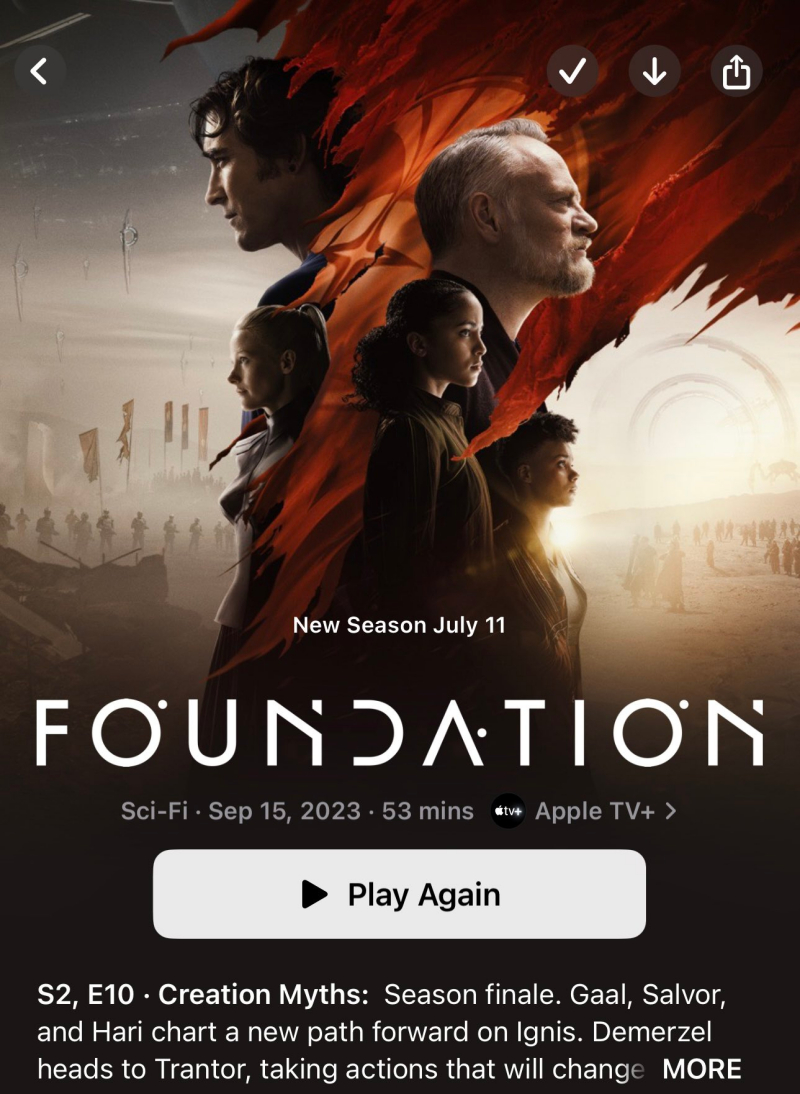 Image for Foundation Season 3 official release date announced by Apple TV!