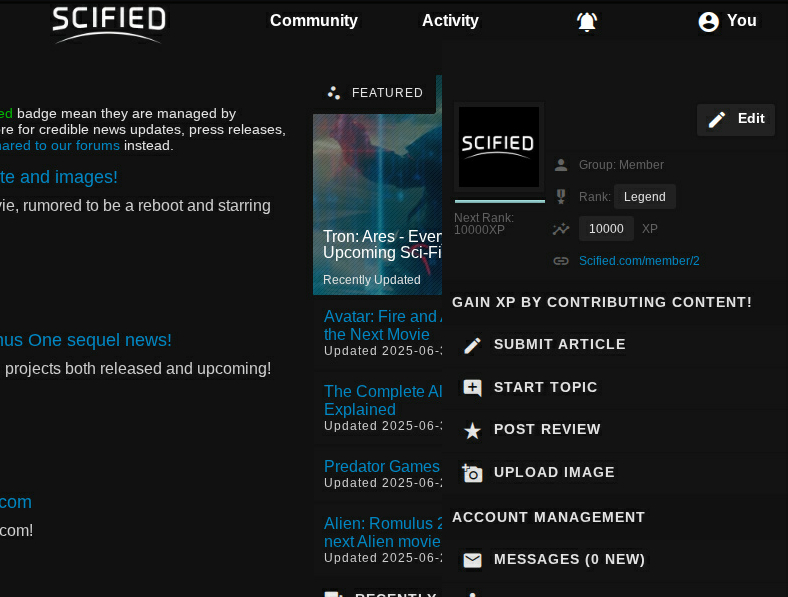 Image for Different types of content & how to post them on Scified websites