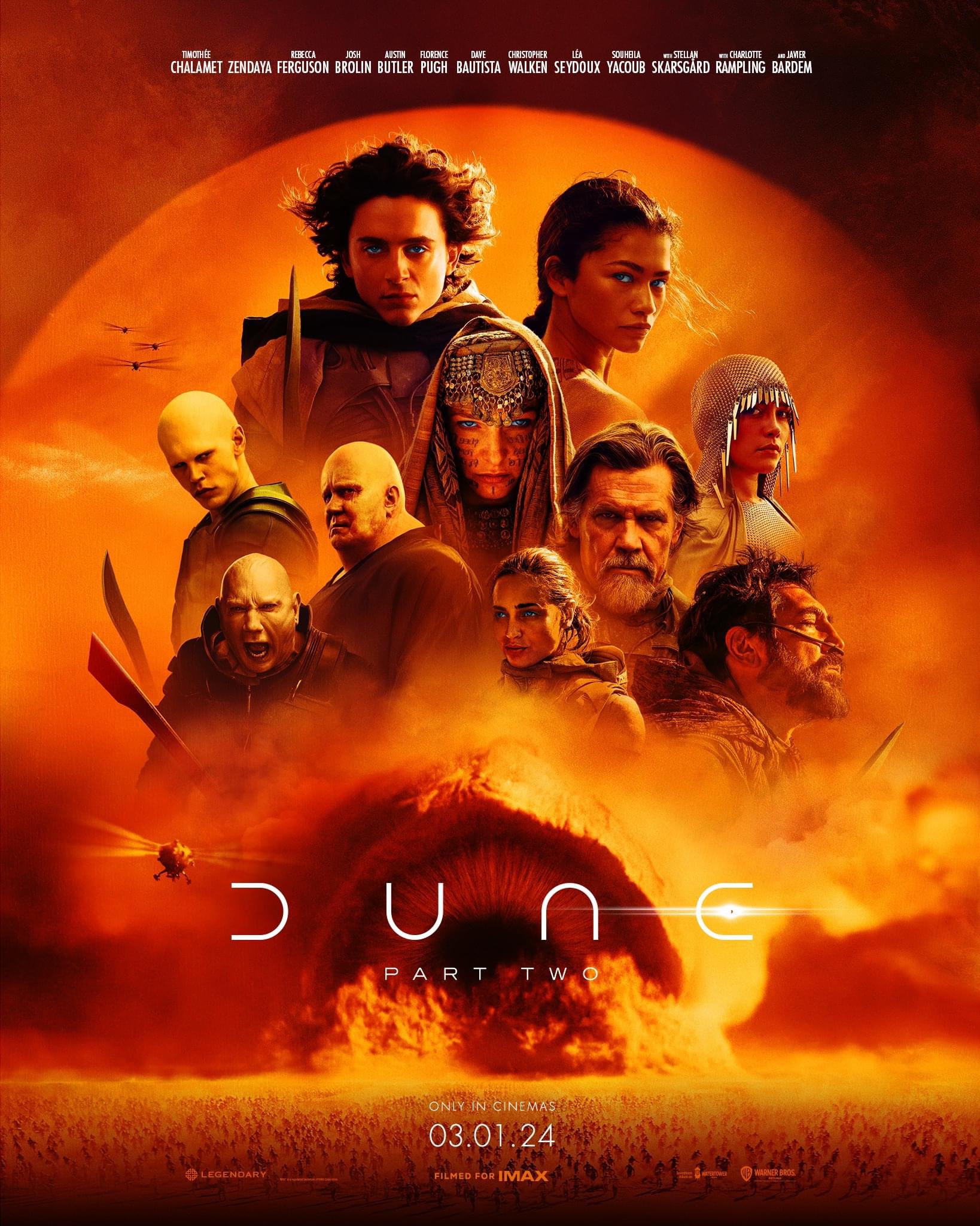 Image for Check out the new posters for Dune: Part Two in theatres March 1st!