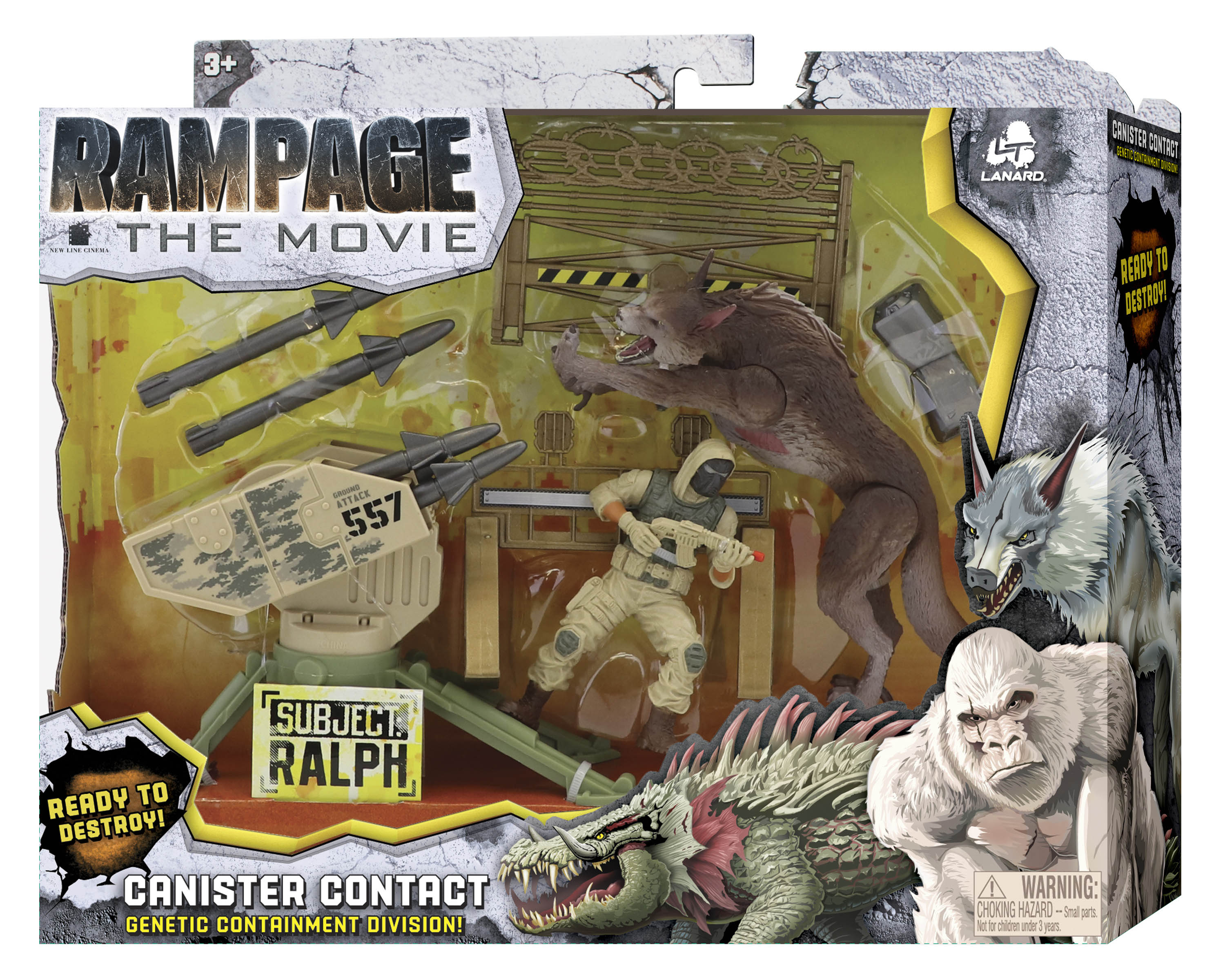 Image for RAMPAGE movie toy images hit the web!
