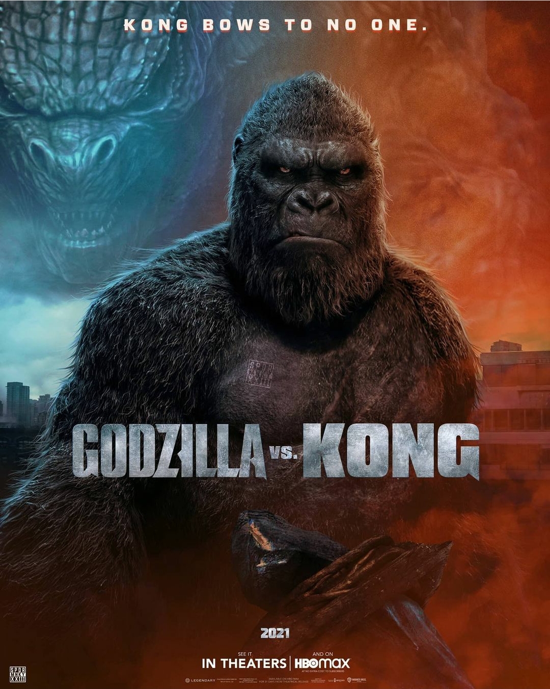 Fan Made Godzilla Vs Kong Poster By Spdrmnkyxxiii Godzilla News Godzillavskong