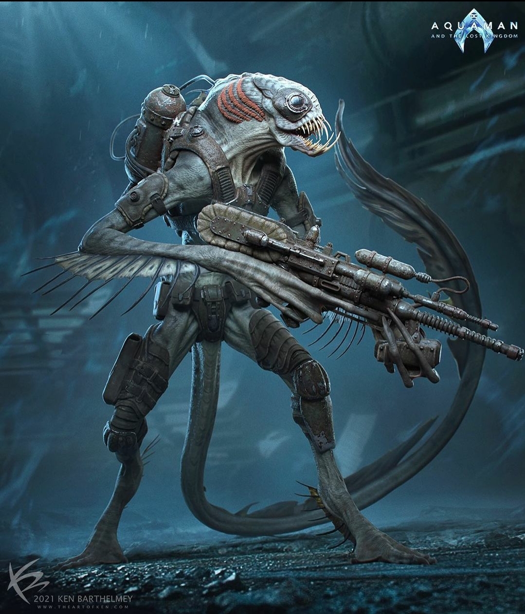 Image for Ken Barthelmey shares unused Aquaman sequel concept artwork!