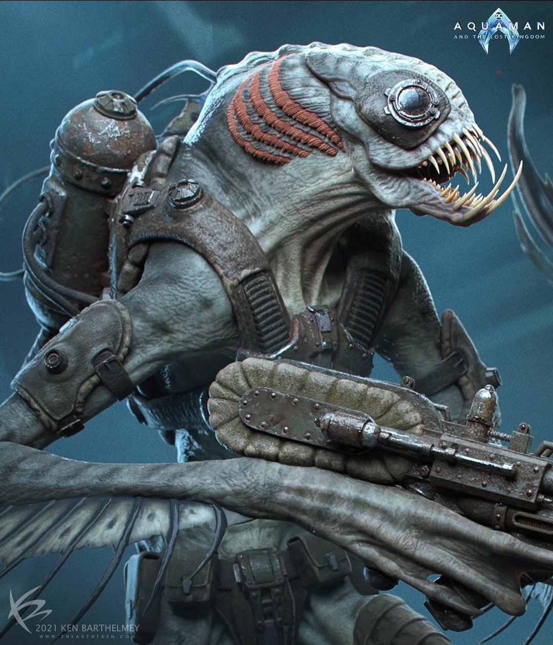 Image for Ken Barthelmey shares unused Aquaman sequel concept artwork!