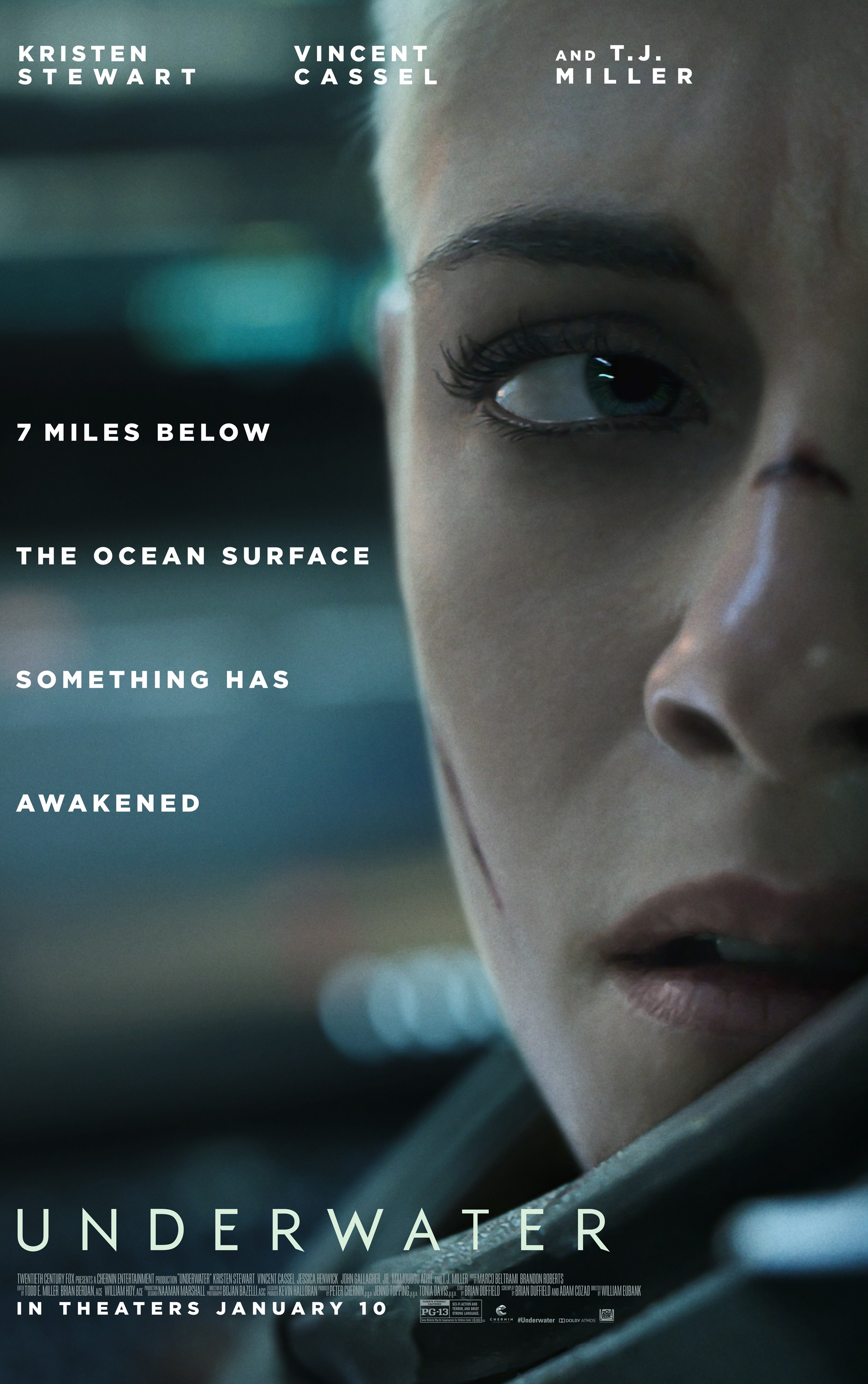 Image for Thrilling TV spot for Underwater (2020) movie starring Kristen Stewart features new alien footage!