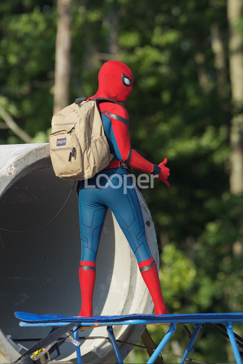 Image for Tom Holland's Spider-Man caught on location in Atlanta!