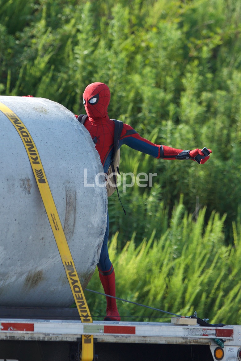 Image for Tom Holland's Spider-Man caught on location in Atlanta!