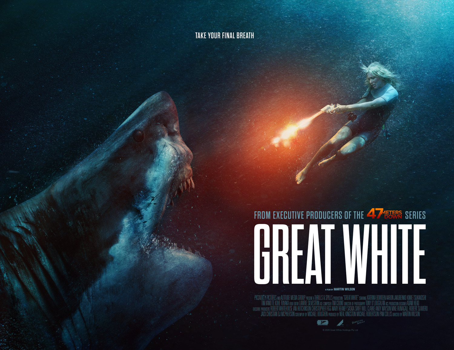 Great White 2021 Shark attack thriller receives first poster and plot