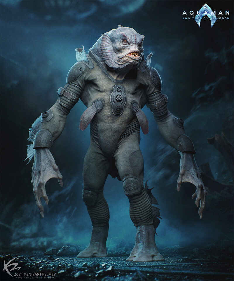 Image for Ken Barthelmey shares unused Aquaman sequel concept artwork!