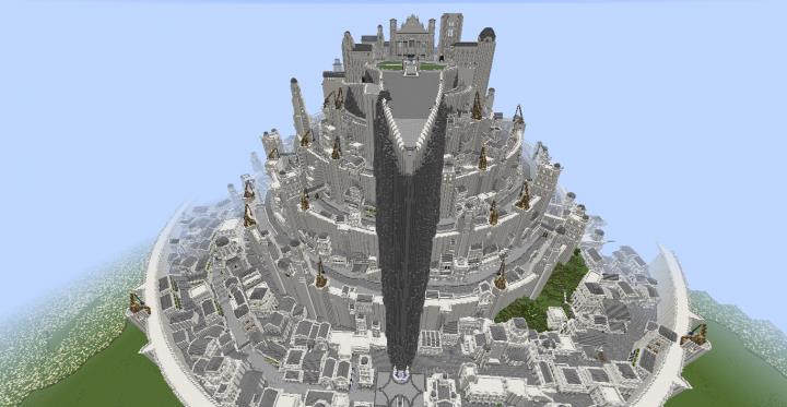 Minas Tirith - Capital of Gondor Minecraft Map