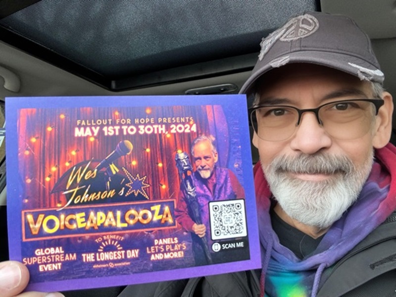 Image for Spend some time supporting a great cause with Fallout voice actor, Wes Johnson.